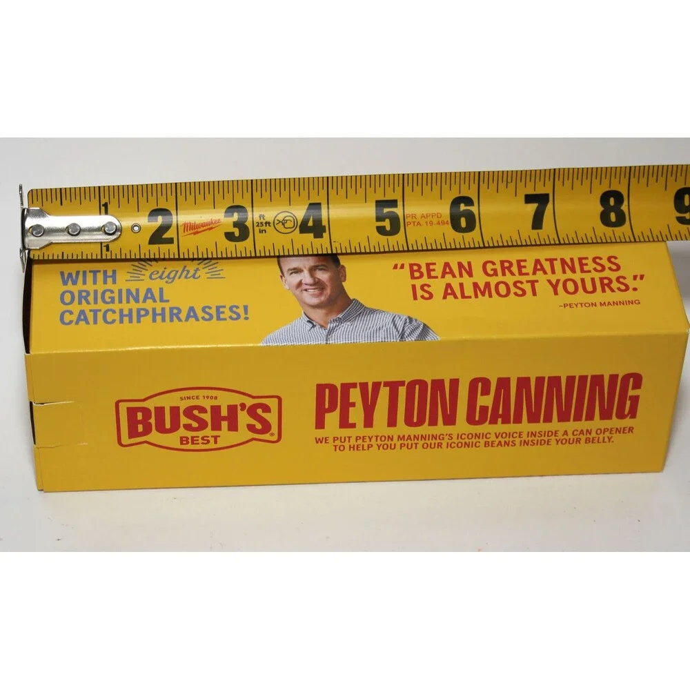 Bush’s Beans PEYTON MANNING Talking Can Opener Limited NFL Superbowl Promo